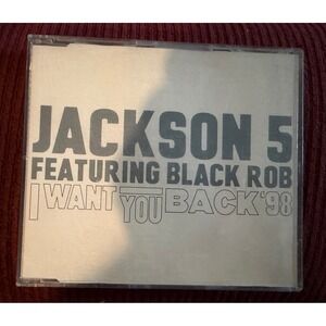 Jackson 5 Featuring Black Rob I Want You Back '98 CD Single Motown 860 771-2